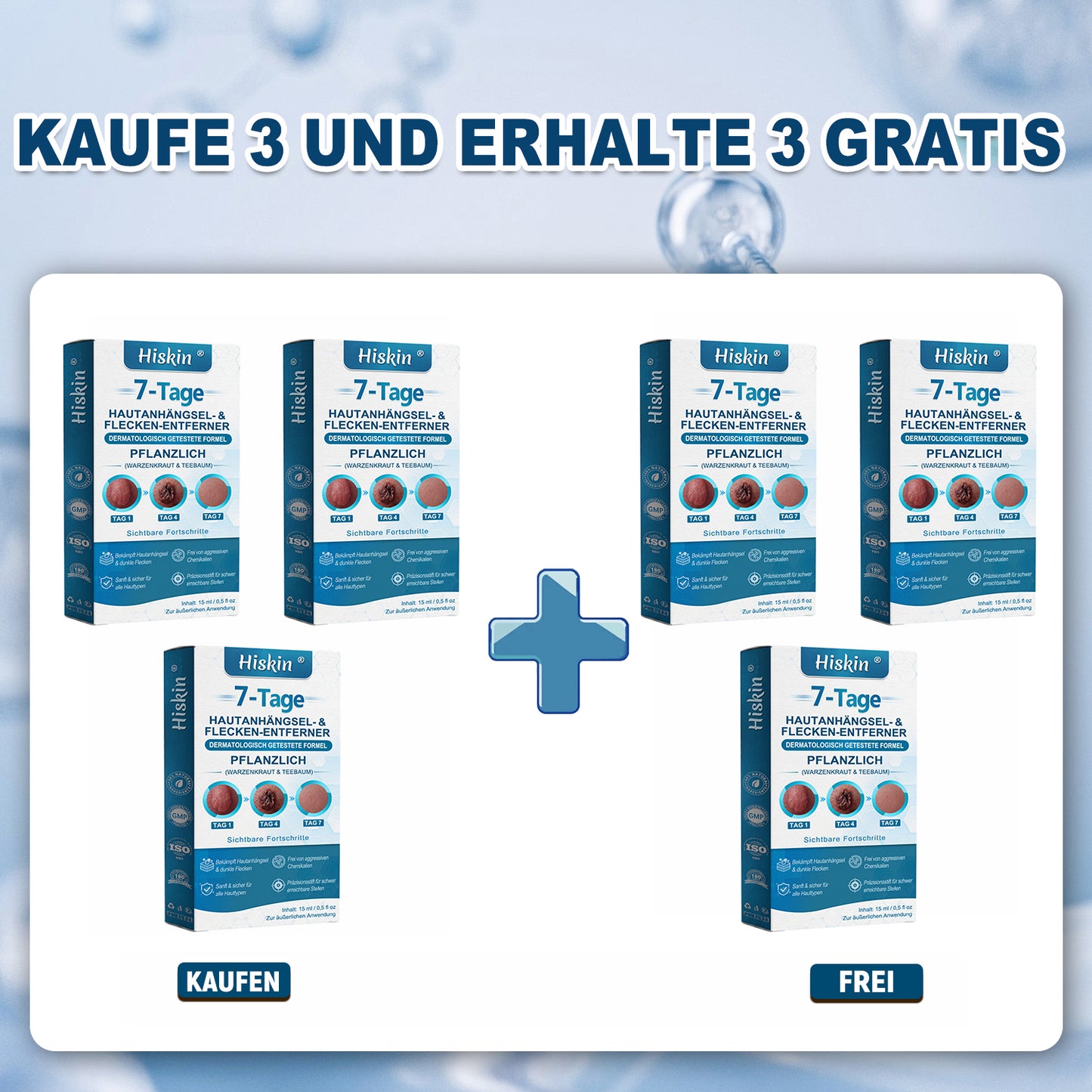 HISKIN®🇩🇪7-Tage-Hautmakel- & Hautanhängsel-Entferner💧Schmerzfreier Rollerball-Stift zur schonenden Entfernung von Hautanhängseln und Hautflecken – narbenfrei